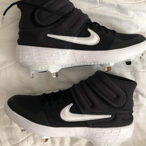 Nike Alpha Huarache Elite 2 Mid (Sz 8.5) NEW Metal Cleats