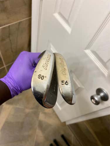 Cleveland Wedges 60,56 Wedges Flex Steel Shaft Wedge Used Right Handed