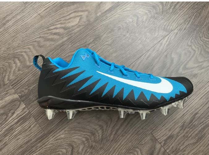 Nike Alpha Menace Pro Low Men's Football Cleats (Size 14) New (Carolina Blue/Black/White)