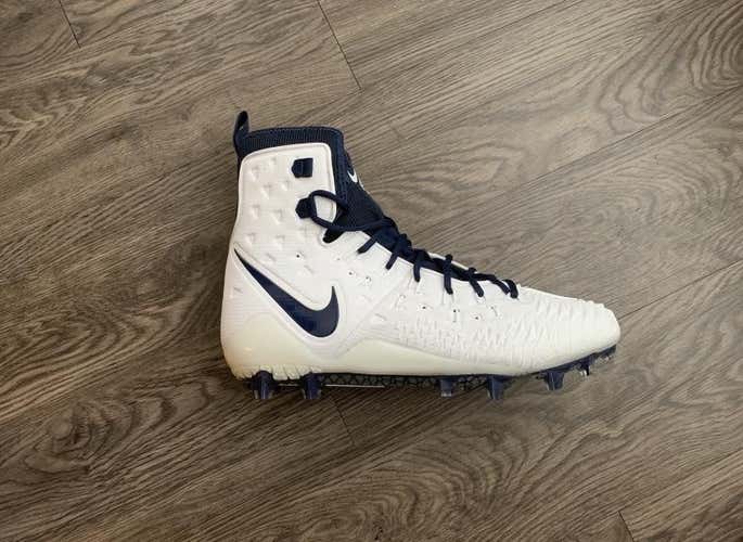 Nike Force Savage Elite TD Men’s Football Cleats (Size 14) Navy Blue/White (New)