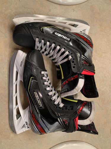 Used Bauer 2X Pro Regular Width Size 9 Hockey Skates