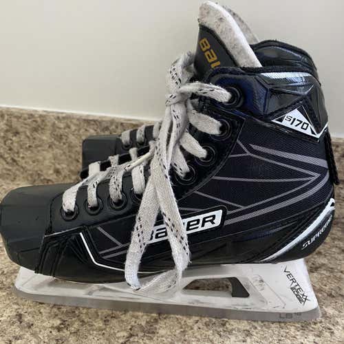 Bauer Supreme S170 Extra Wide Width Size 2.5 Goalie Skates