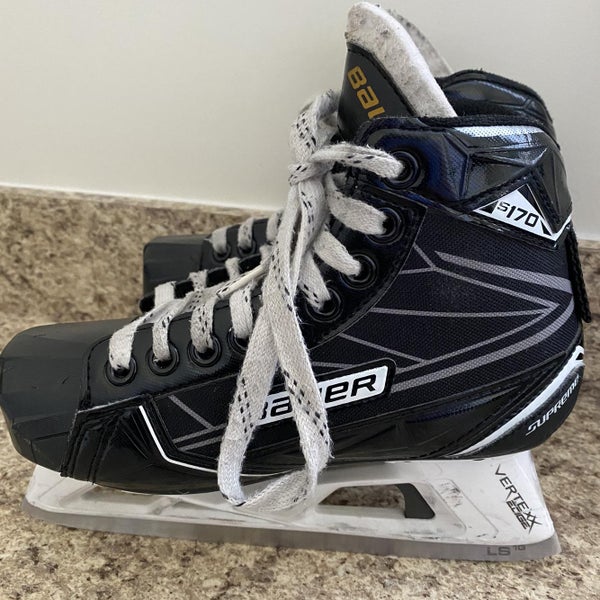 Bauer Supreme S170 Extra Wide Width Size 2.5 Goalie Skates