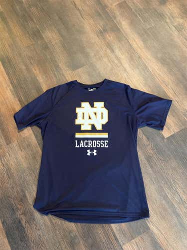 Men's Large Notre Dame Lacrosse Shirt