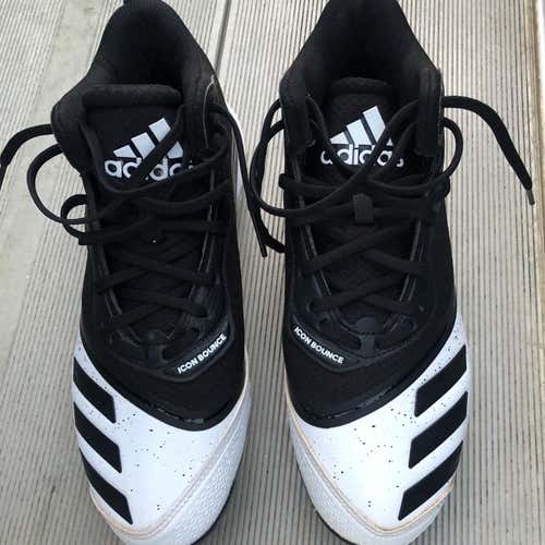 Adidas Men's Icon V Bounce Metal Baseball Cleats Size 9.0 (Women's 10)