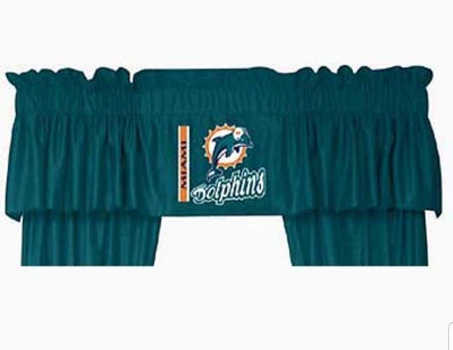 Miami Dolphins Valance