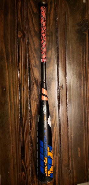 Used Kid Pitch (9YO-13YO) 2017 USSSA Certified DeMarini Hybrid Voodoo Raw Bat (-10) 21 oz 31"