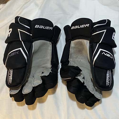 Black Used Bauer NSX 14"  Gloves