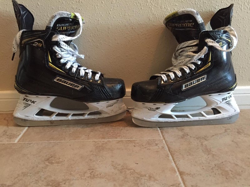Used Senior Bauer Supreme 2S Hockey Skates Size 7