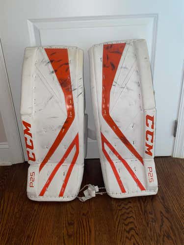 Used 28" CCM Premier P2.5 Goalie Leg Pads