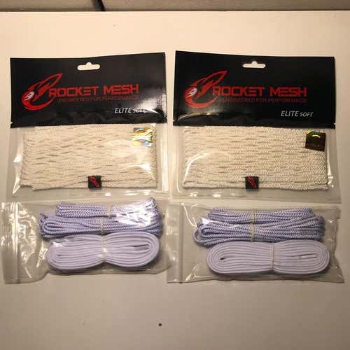NEW Rocket Mesh ELITE Soft Mesh w/ String Kit **2 PACK**