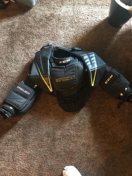 Used Medium CCM Premier Pro Chest and Arm Protector Pro Stock Goalie Chest Protector