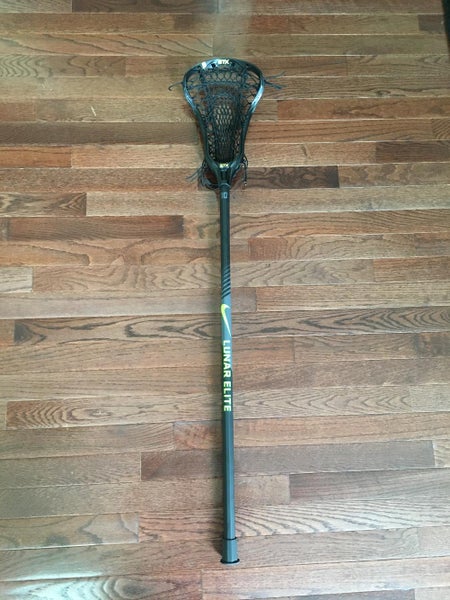 New Player's Nike Black Lunar Elite 10 degree Complete Women’s Lacrosse Stick