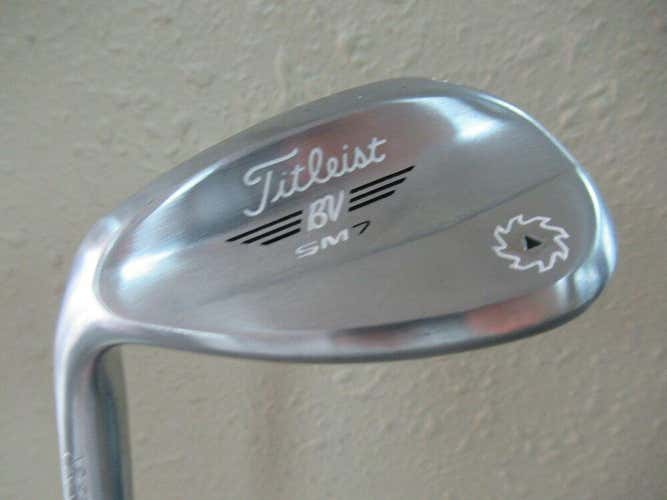 MINT LEFT HANDED TITLEIST VOKEY CHROME SM7 M GRIND 62* LOB WEDGE WEDGE FLEX