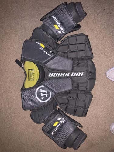 Used Small-Medium Warrior Ritual G2 Goalie Chest and Arm Protector  Goalie Chest Protector