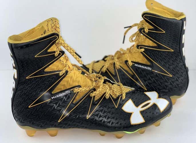 Under Armour Highlight MC Football Cleats Black Gold 1287489 054