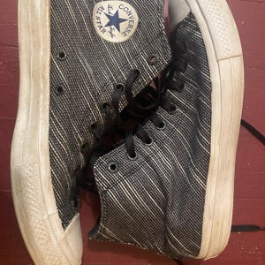 Silver Men's Size 9.5 (Women's 10.5) Converse All Star II knit kicks