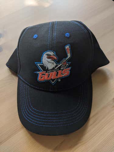 San Diego Gulls Snapback black baseball style hat - AHL