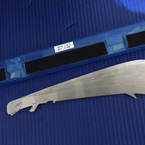 2 Sets, Bauer Runners Ls3, 280 mm, Like New, 9’ Radius 5/8” Sharp, SkateTech.
