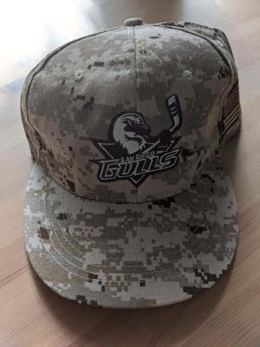San Diego Gulls AHL - 2018 Military Appreciation Camo hat