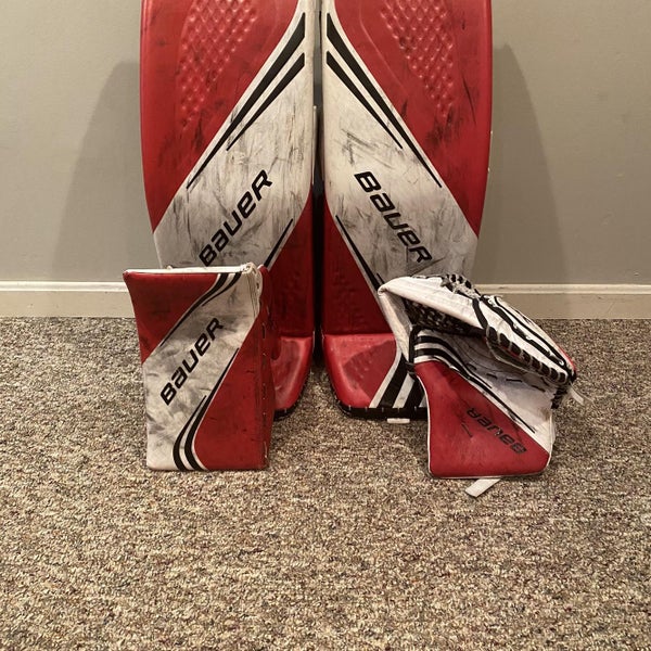 Red Used 35" Regular Vapor 2X Pro Goalie Full Set