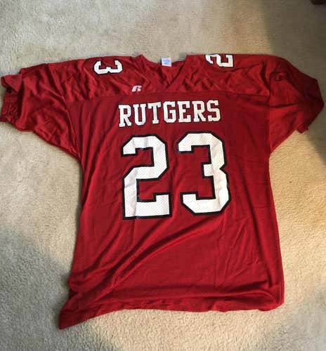 Rutgers Football #23 Jersey - XL Red Used Good Condition
