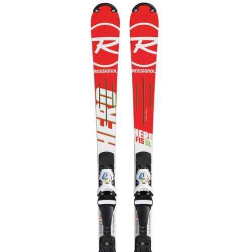 Used Women's Rossignol Hero FIS SL Pro Skis With Bindings Max Din 15