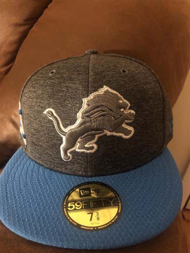 Detroit Lions New Era NFL Sideline Fitted 7 3/8