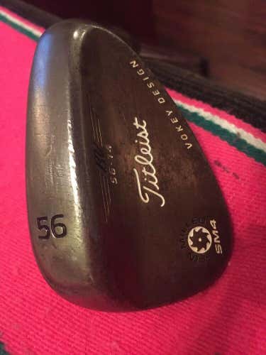 Titleist SM4 56* 14 Vokey Spin Milled Wedge Oil Can Finish 35 1/4” RH New Grip