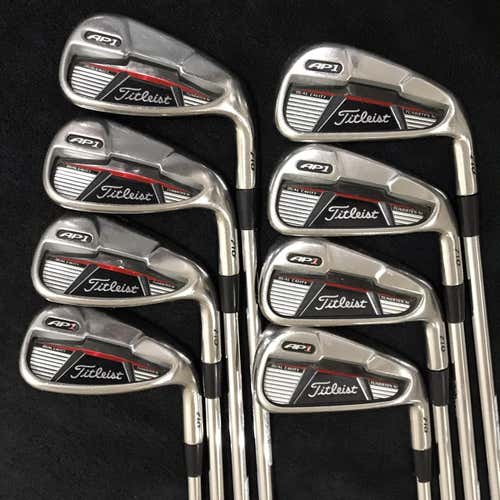 Used Right Handed 710 AP1 Stiff Flex Steel Shaft Iron Set
