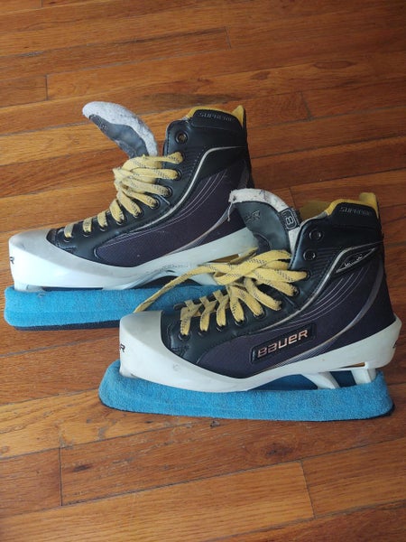 Senior Used Bauer Goalie Skates Regular Width Size 8