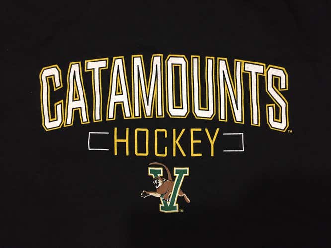 Vermont Catamounts Hockey T-shirt, Size L - NEW WITH TAGS, tee shirt, Size Large