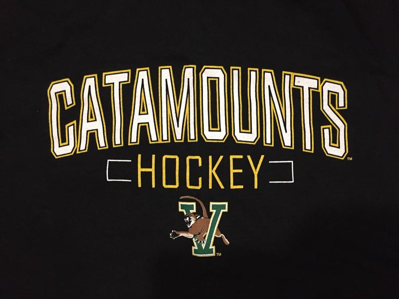 Vermont Catamounts Hockey T-shirt, Size L - NEW WITH TAGS, tee shirt, Size Large