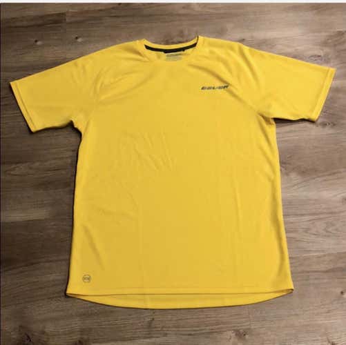 Yellow Adult Medium Bauer TShirt