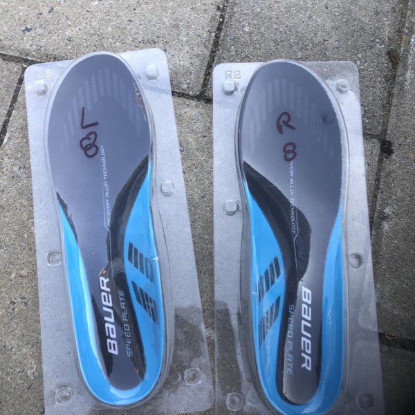 Size 8 PBauer Speed Plate Insole Hockey Skates