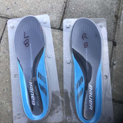 size 9  Bauer Speed Plate Pro Stock Ice Hockey Skate Foot Beds Senior