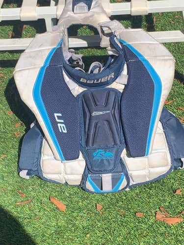 Used Small Bauer Reactor 9000 Chest and Arm Protector  Goalie Chest Protector
