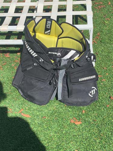 Black Used XL Warrior Ritual X  Hockey Goalie Pants