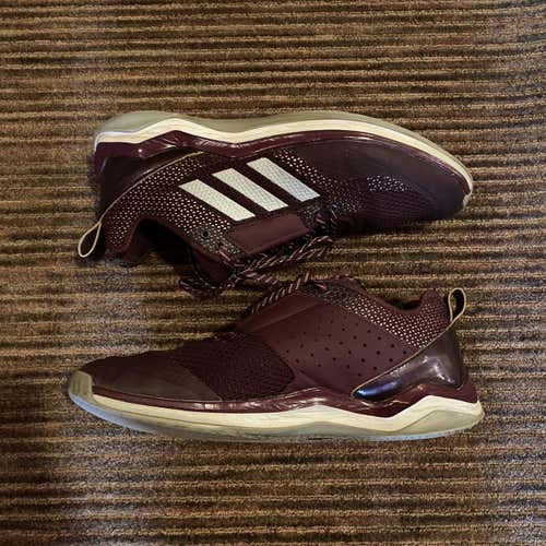 Maroon Adidas Trainers (size 12)