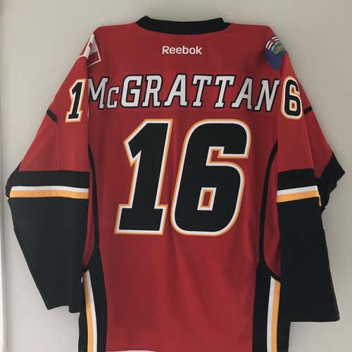 NWOT Reebok Calgary Flames McGRATTAN Jersey XL