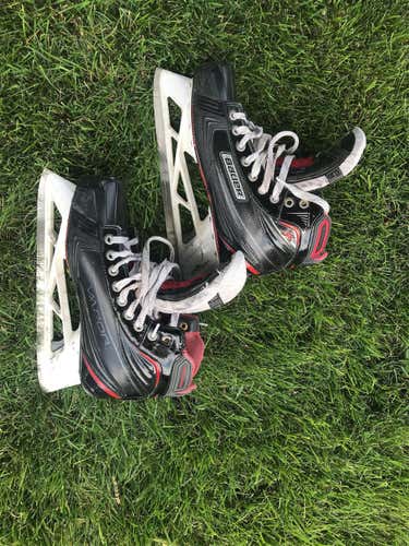 Used Bauer Vapor 1X Regular Width Size 9.5 Hockey Goalie Skates