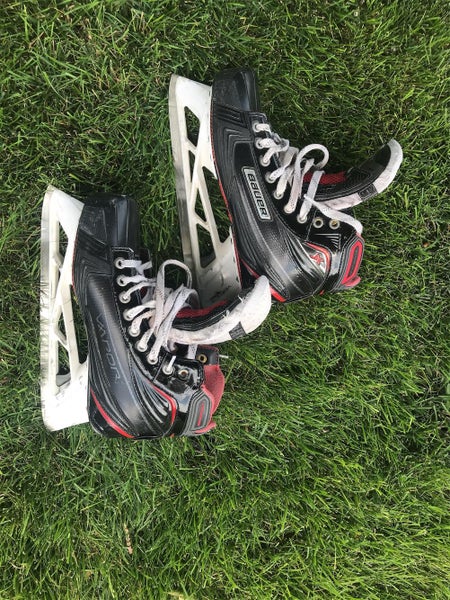 Used Bauer Vapor 1X Regular Width Size 9.5 Hockey Goalie Skates