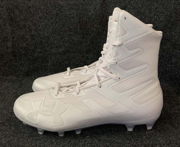 Under Armour Men's UA Highlight MC Football Cleats White 3000177-100  Size 12