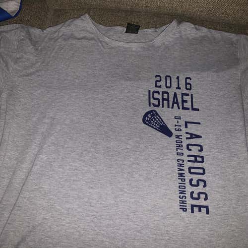 Israel Lacrosse t shirt Size L
