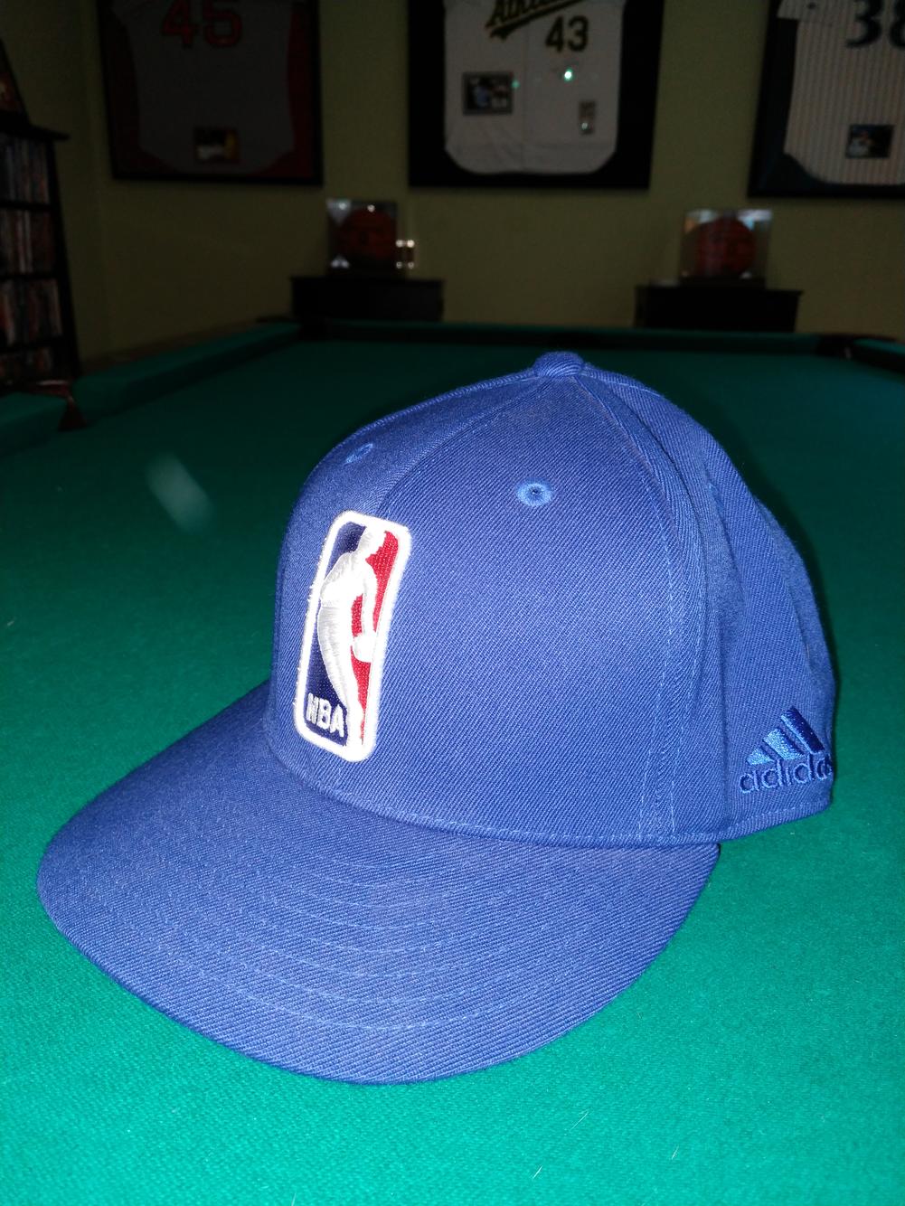 Blue Adidas NBA logo hat | SidelineSwap