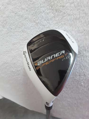 Used Men's TaylorMade Right Handed Burner Superfast 2.0 Hybrid Regular Flex 5H - 24 degrees
