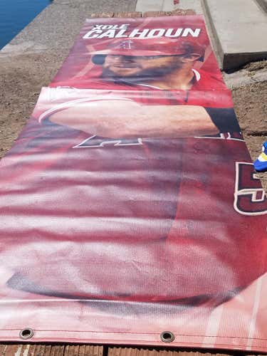 Los Angeles Angels of Anaheim Street Banner Kole Calhoun, #56