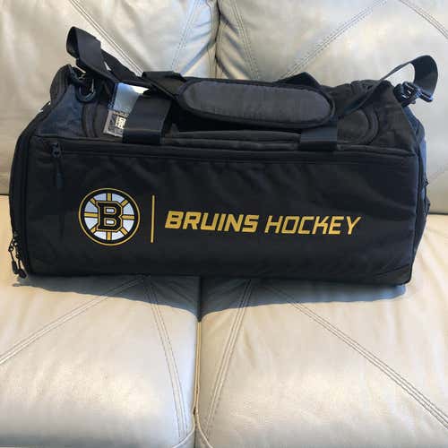 Brand New Boston Bruins NHL Team Issued Pro Stock Fanatics Duffle Bag