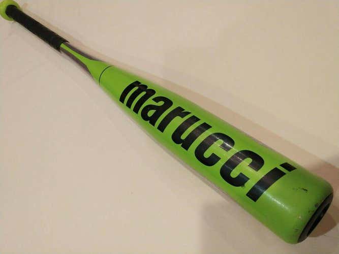 USED 2018 Marucci HEX Alloy 30/20 (-10) 2 3/4 USSSA BASEBALL BAT Green MSBAHAX10
