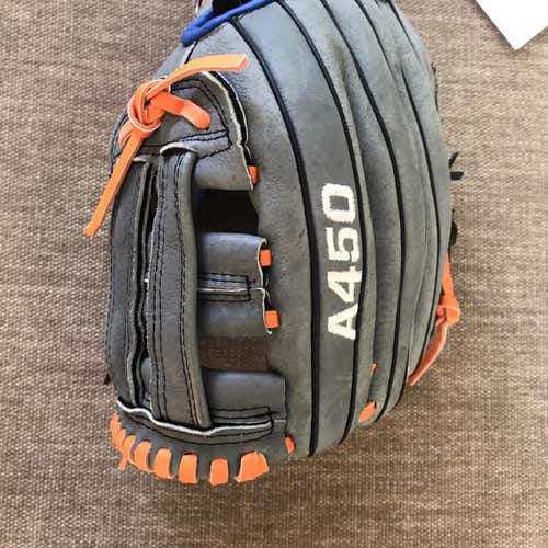 Gray Used Right Hand Throw A450 11" Baseball Glove